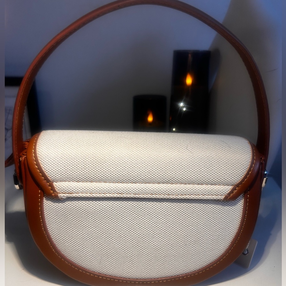 NWT Pretty Persuasions Shoulder and Crossbody Bag in Cream & Brown - Picture 3 of 7